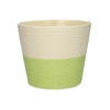 DF06-720225775 - Basket Riley1 Duo d19xh16 cream/lime