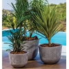 VASO TRIBO REDONDO 33  - A 24 X L 33 CM - 11 L MACCHIATO