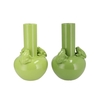 Frog Fresh Green Vase Tube 23x23x34cm Nm