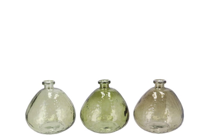 <h4>Grace Green Mix Vase Ass 18x18cm</h4>