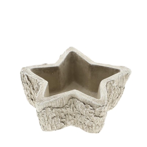 Christmas Ceramics Star planter 15*15*7cm