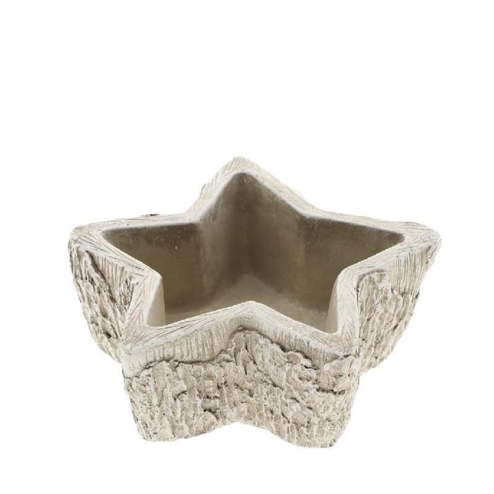 <h4>Kerst Keramiek Ster planter 15*15*7cm</h4>