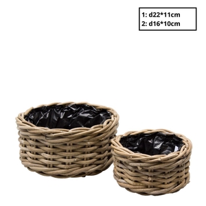 Manden sets Rotan Terima bak S/2 d22*11cm