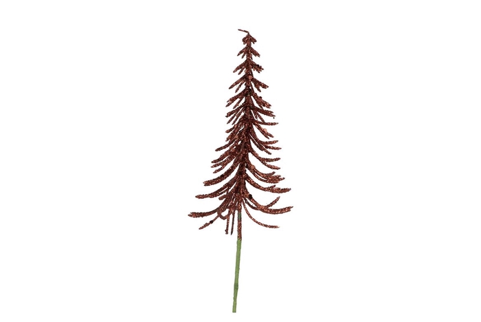 <h4>Pick Shine Christmas Tree Scottish Copper 38cm Per 24</h4>