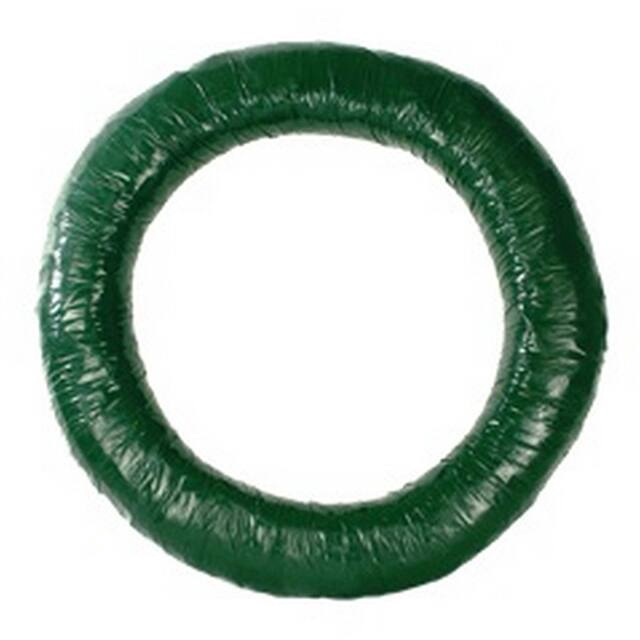 <h4>Kransen stro + groene band 50cm</h4>