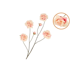 Silk Roses Wild Orange 126cm