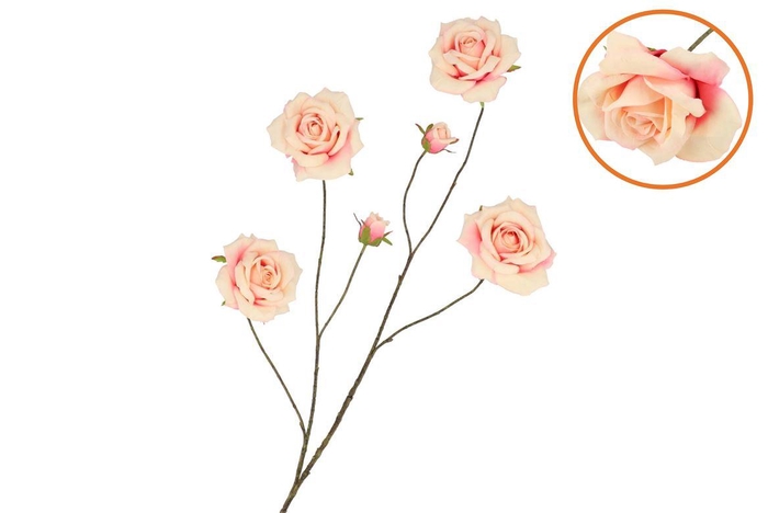 <h4>Silk Roses Wild Orange 126cm</h4>