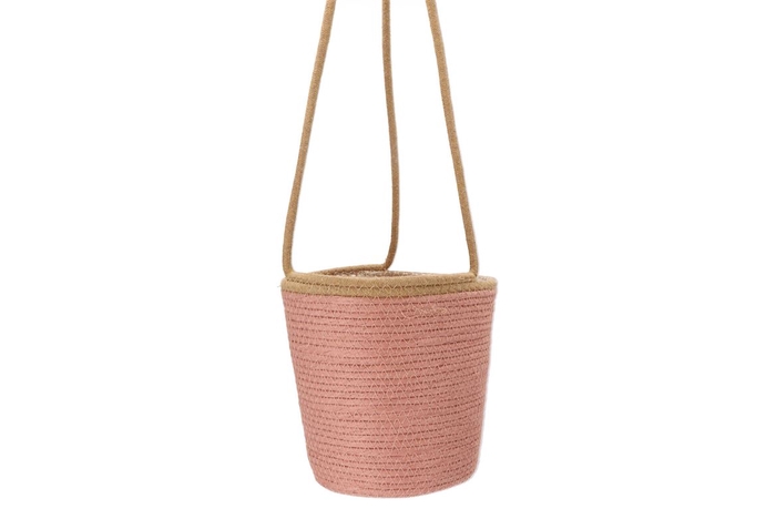 <h4>Tripoli Hang Basket Pink 23x23cm Nm</h4>