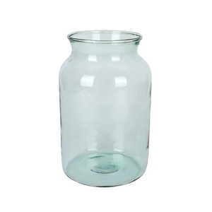 Vaas Clermont 21xH35cm recycled glas