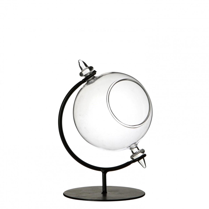 <h4>Glas Vaas Bol standaard open d08*12cm</h4>