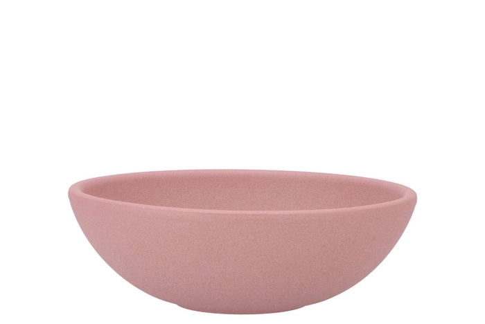 <h4>Vinci Pink Bowl Low 20x7cm</h4>