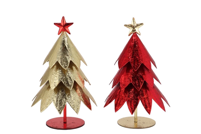 <h4>Glam Wild Red Mix Tree Iron Ass 14x14x18cm</h4>