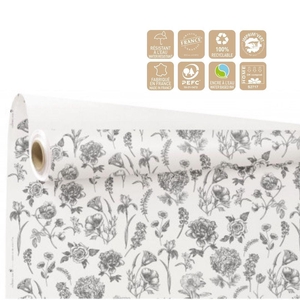 Paper Roll 80cm 25m Botanical