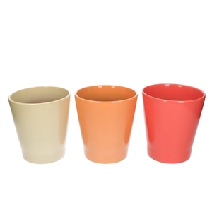 Keramiek Phal.pot d13*14cm