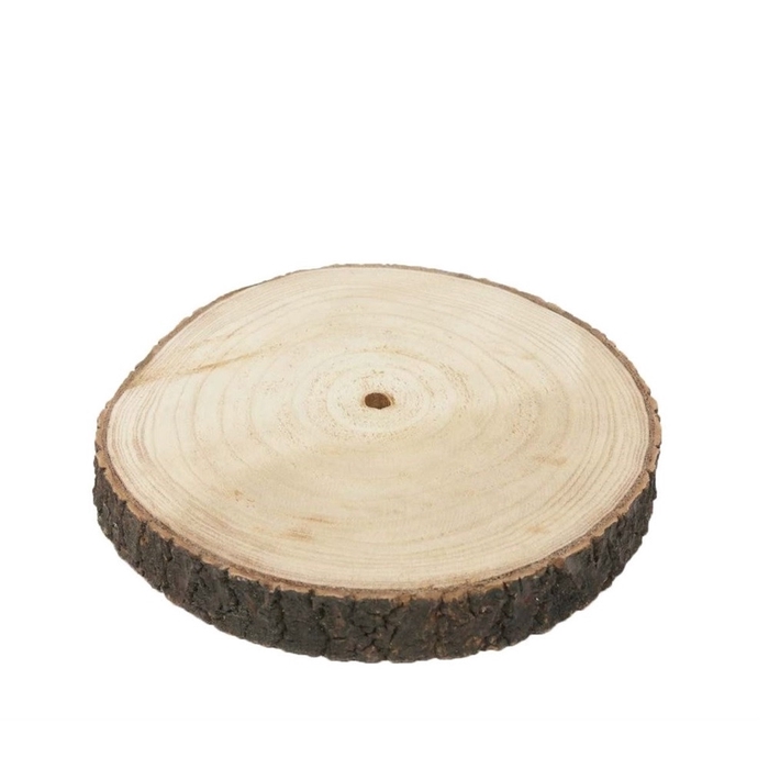 <h4>Dried articles Wood slice Appolonia 27cm</h4>