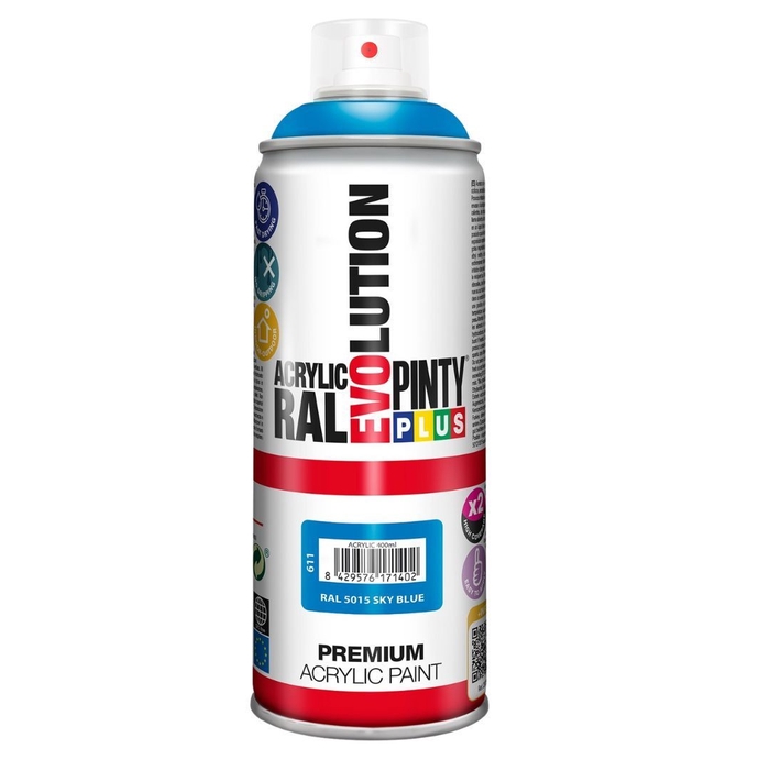 <h4>Decoration Colorspray Soft Blue 400ml</h4>