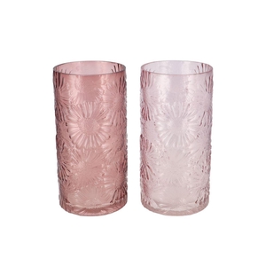 Lily Old Pink Mix Vase Cilinder Ass 13x26cm