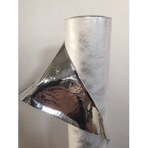 SIZOFLOR + FOLIE METALIC WHITE 75CM 25M *opruiming*