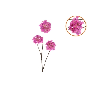 Silk Hydrangea X3 Purple 85cm Nm