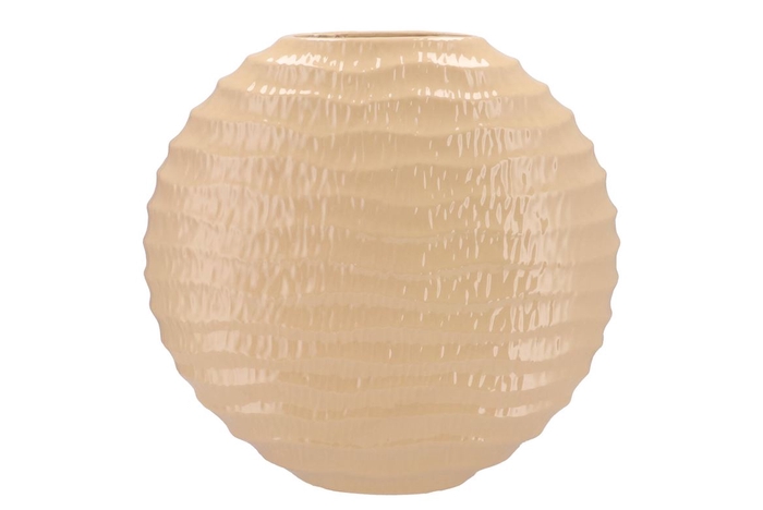 <h4>Lima Beige Vase Oval 51x17x50cm</h4>