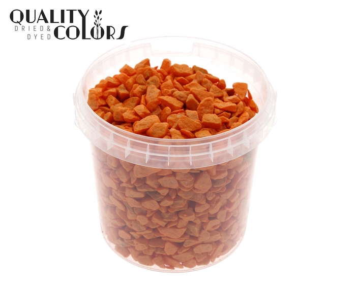 Rocks 1 ltr bucket Orange