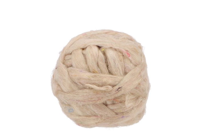 Lint Recycled Silk 70 Beige 11mx15mm Nm