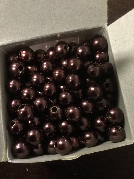 PARELS OASIS 08MM 144pcs COFFEE BROWN