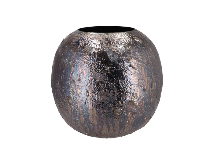 <h4>Noah Wild Black Vase Flower Ball Iron 20x20x18cm</h4>