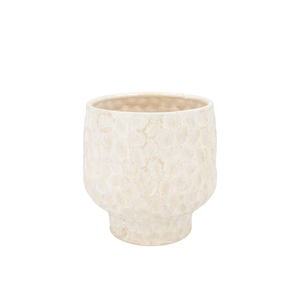 Maysa Offwhite Pot 14x14x13cm