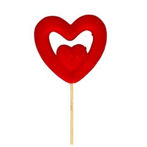 Love 50cm Heart flock 7cm