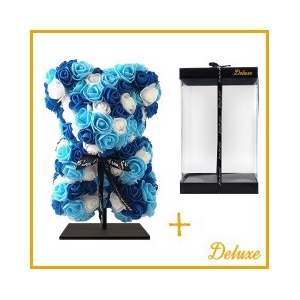 arr3 Deco beer 25cm - Summer blauw wit
