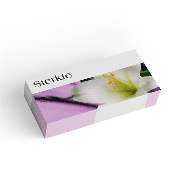 <h4>Bloemkaart stylish 24 sterkte - pakje 20 stuks</h4>