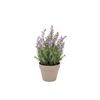 Silk Lavender Purple Pot Terra L 33x33x49cm