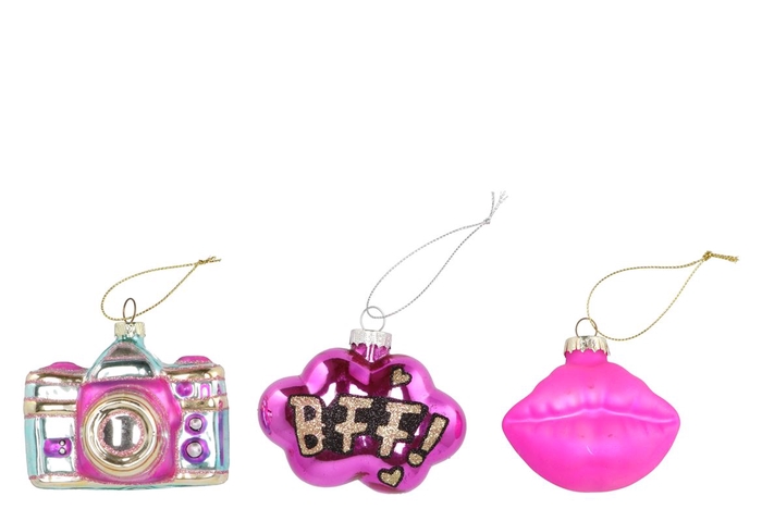 <h4>Glassball Ornaments Memories With Bff 11x5x7cm</h4>