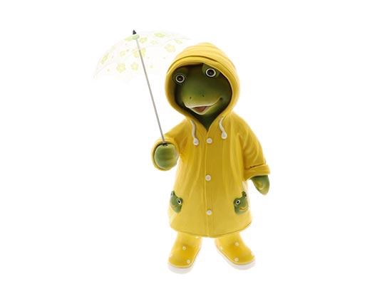 Frog With Umbrella L17W11H37