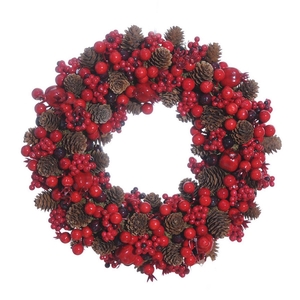 Christmas d34cm Pinecone Berry