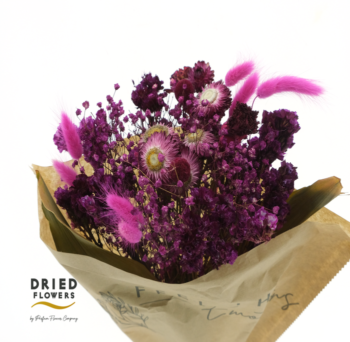 Dried Bouquet Orange x10