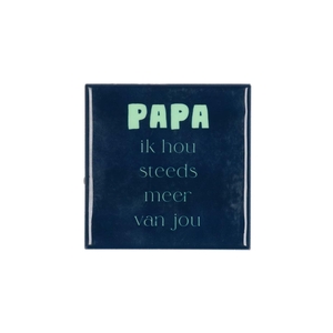 Tile Papa Blue 10x10x1cm