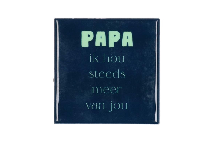 <h4>Tile Papa Blue 10x10x1cm</h4>