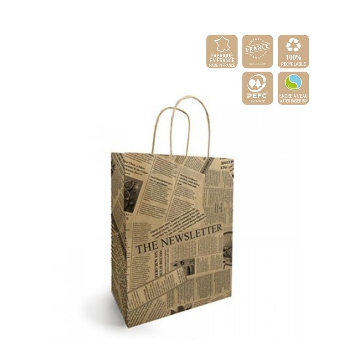 <h4>Bags Paper 25*12*31cm News</h4>