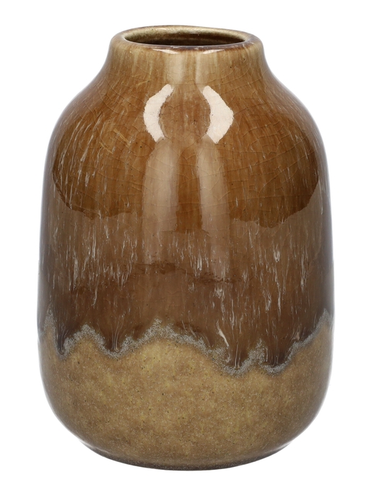 <h4>DF03-741351900 - Vase Norell d5.7/11.8xh16 mocca</h4>