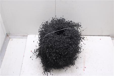 <h4>Krans Vlas Zwart 30cm</h4>