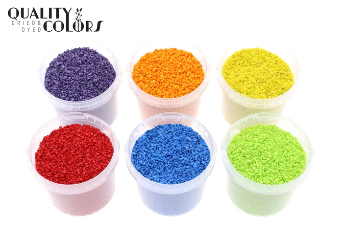 Granulaat 1 ltr bucket Mixed colours