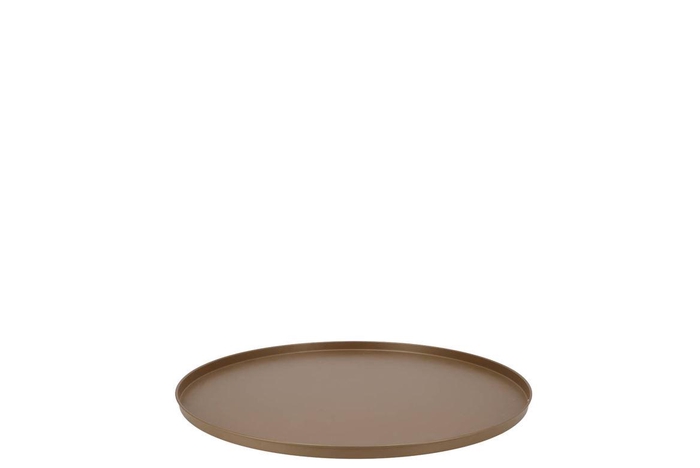 <h4>Coaster Dark Gold Tray Metal 26x2cm</h4>
