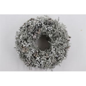 Wr Mixed Fruit Wax White 35cm