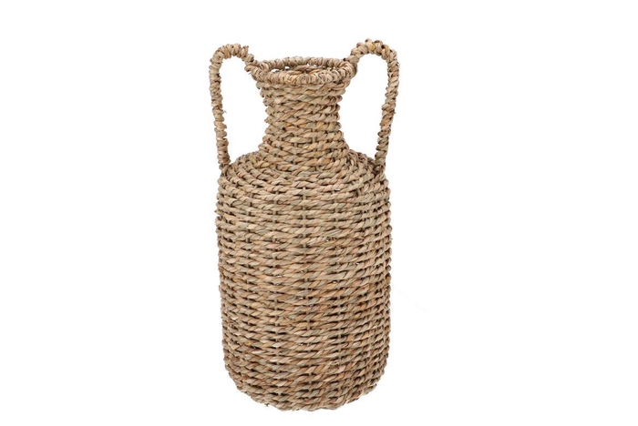 <h4>Ginny Seagrass Bottle With Handles 17x33cm</h4>