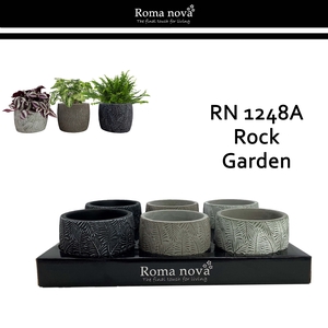 Dec Keramiek Rom 1248A  Rock Garden (Ø10cm)