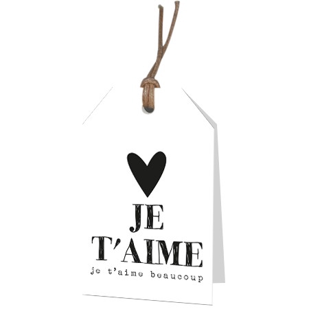 <h4>Valentine Labels Je t´aime 5*8cm x12</h4>