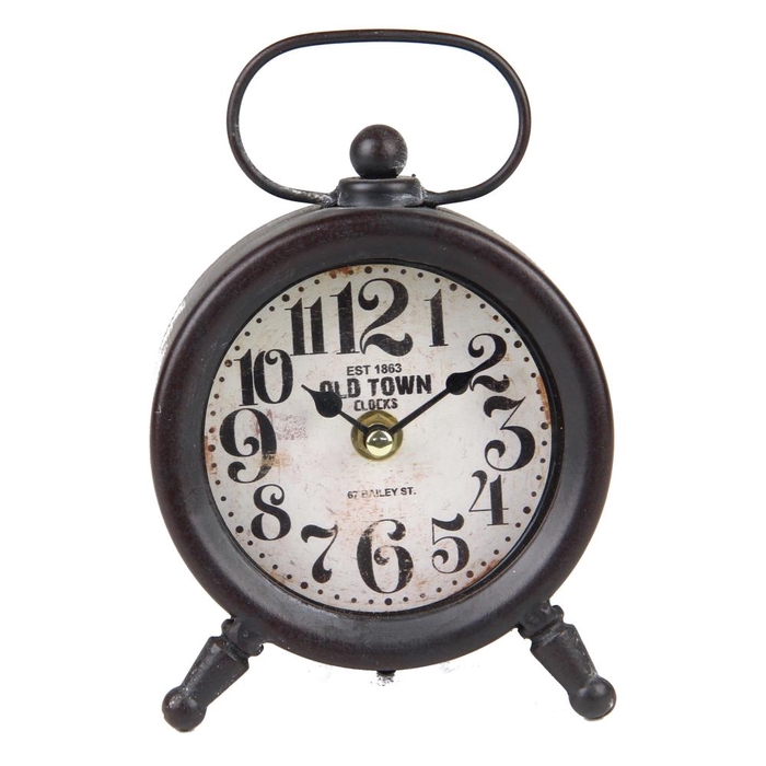 <h4>Clock Table Mtl 12x18cm Ant. B</h4>