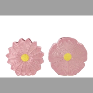 Bloom Old Pink Vase Daisy Ass 40x11x40cm